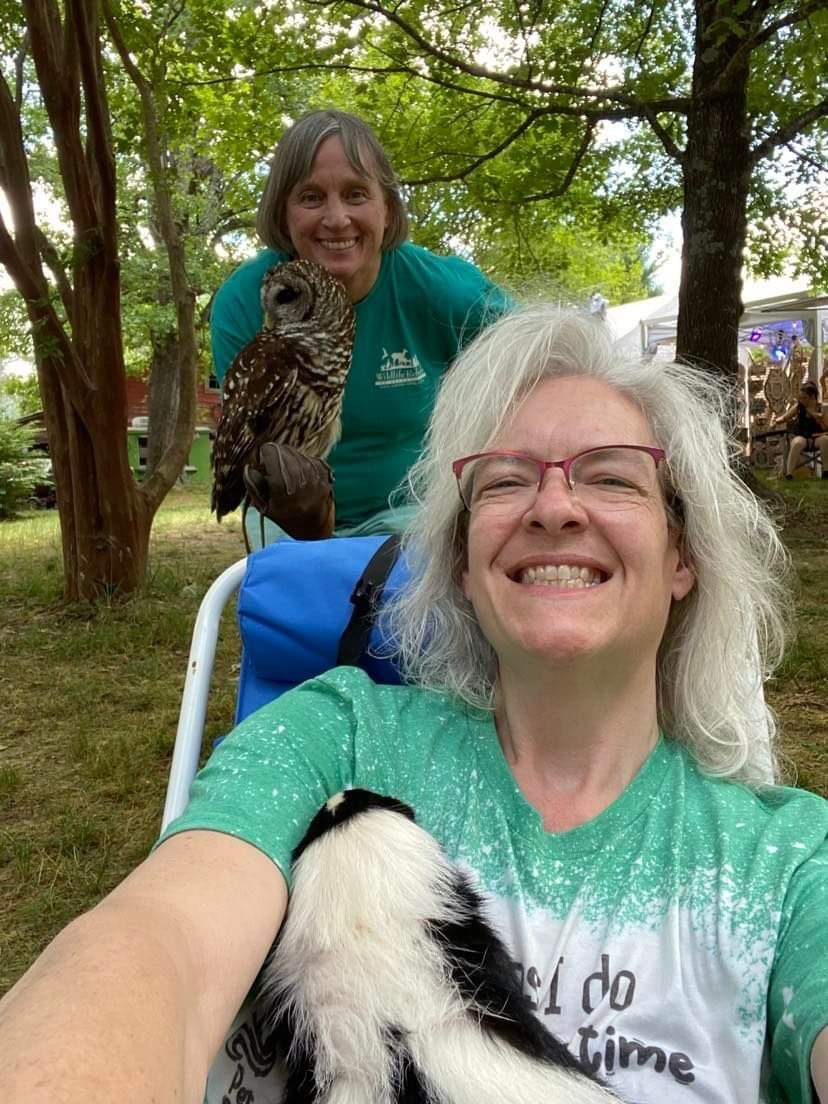 Wild Life Rehab volunteer